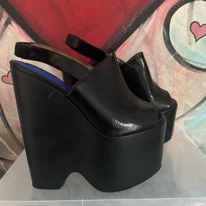 Jeffrey Campbell Black Platforms